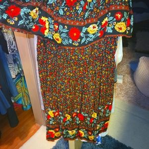 Mexican style flirty short dress
